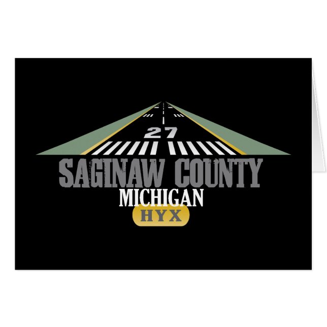 Condado de Saginaw - Aeródromo (Anverso (Horizontal))
