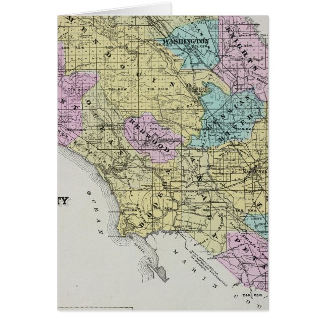 Condado de Sonoma, California 18 (Frente)