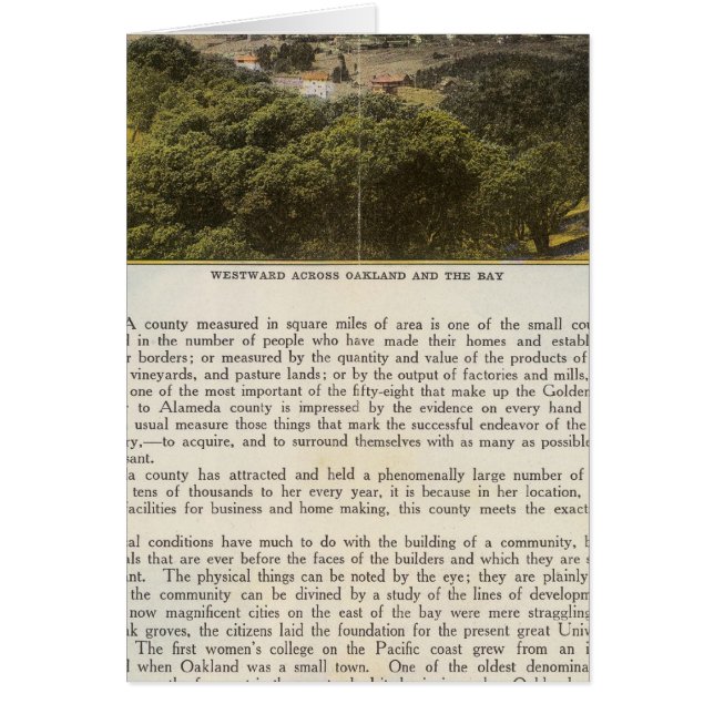 Condado de Verso Alameda, Oakland y la bahía (Frente)