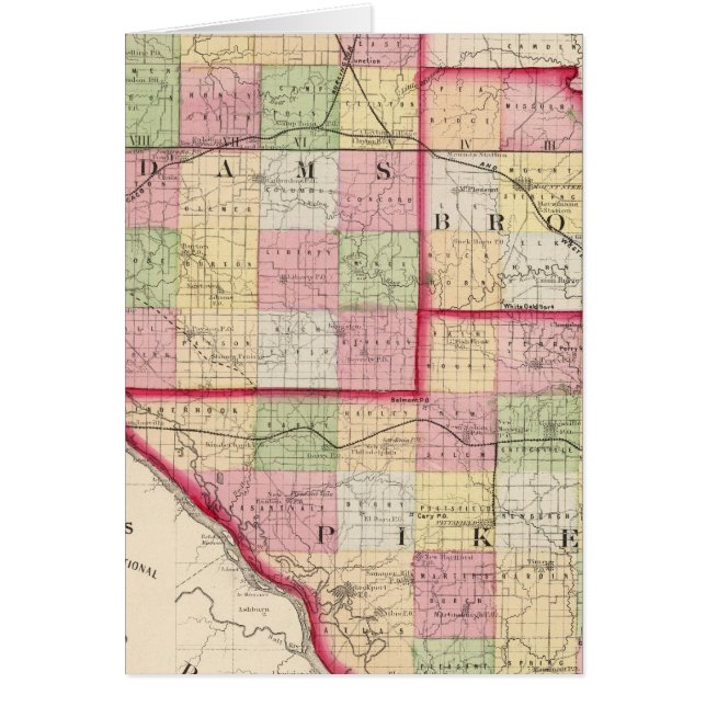 Condados de Adams, Brown y Pike (Frente)