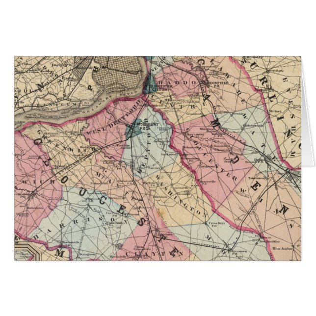 Condados de Camden, Gloucester, NJ (Anverso (Horizontal))