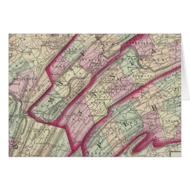 Condados de Huntingdon, Juniata, Mifflin y Perry (Anverso (Horizontal))