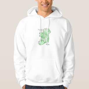 Condados de las camisetas del mapa de Irlanda