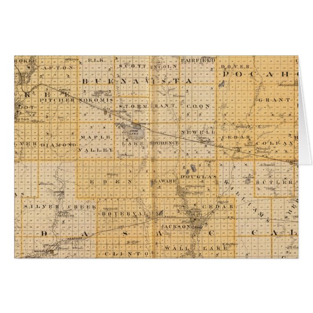 Condados de Pocahontas, Cherokee (Anverso (Horizontal))