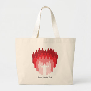 ¡Conde, Respira, Canta! Bolsa de Tote Grande
