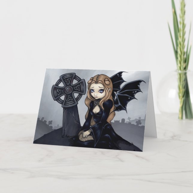 "Condenado tarjeta de felicitación del comienzo" (Anverso)