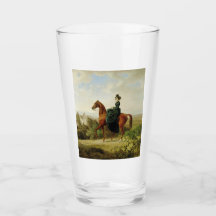 Condesa a caballo (caballo marrón elegante)