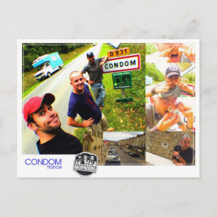 Condón - postal