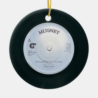 Conducción A Casa Para Navidades Ornamento Cerámic