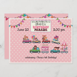 Conducción De chicas Por Invitación Al Desfile De 