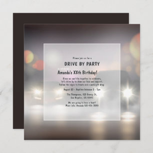 Conducción nocturna por invitación de fiesta de cu