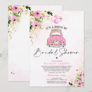 Conducción Por La Ducha Bridal Invitación Floral R