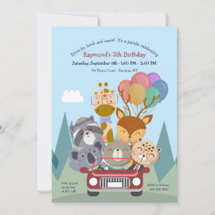 Conducir por invitación de fiesta de cumpleaños