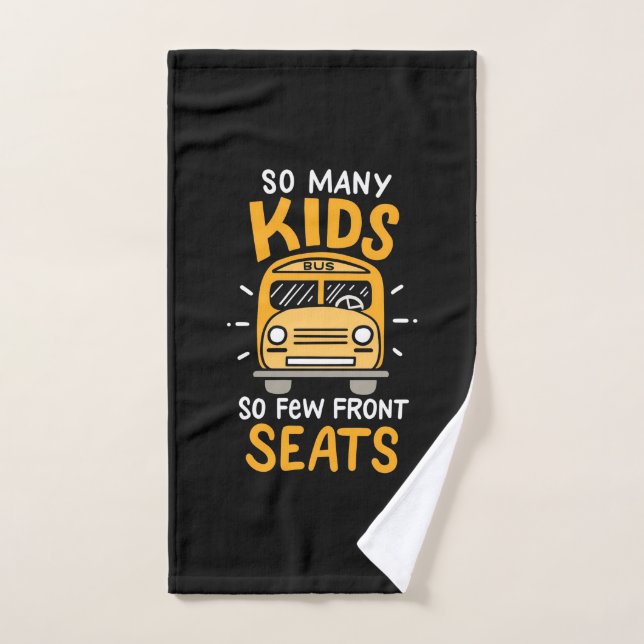 Conductor De Autobuses Tantos Niños (Toalla de mano)