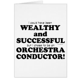 Conductor de orquesta rico y acertado