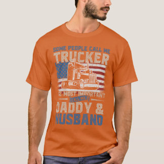 Conductor de Semiruck Camiseta divertida estadouni