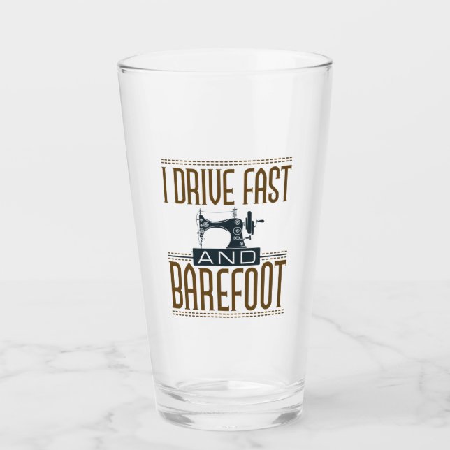 Conduzco rápido y descalzo máquina de coser de vin (Anverso)