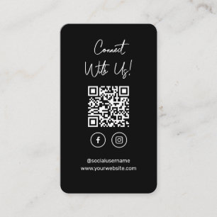 Conéctate Con La Tarjeta De Negocios De Código QR 