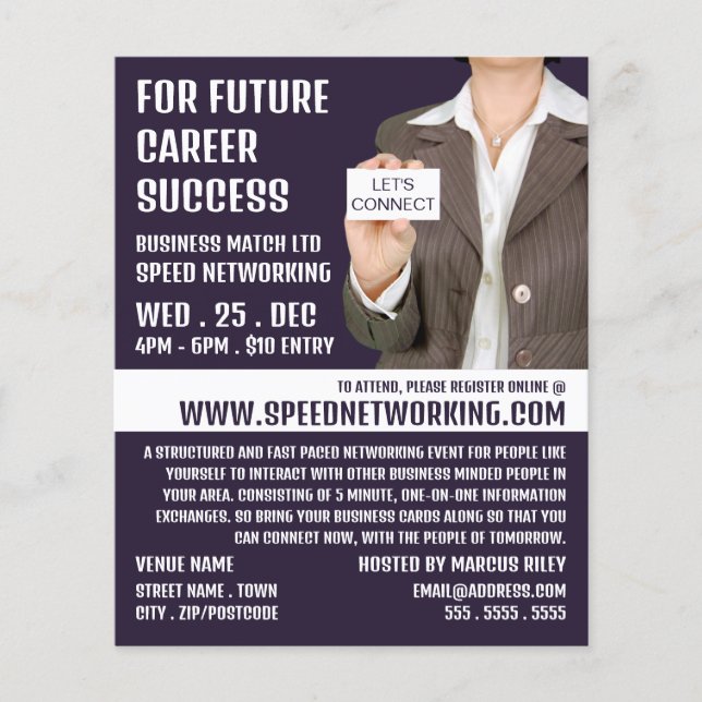 Conectémonos, aceleremos la publicidad de eventos  (Frente)