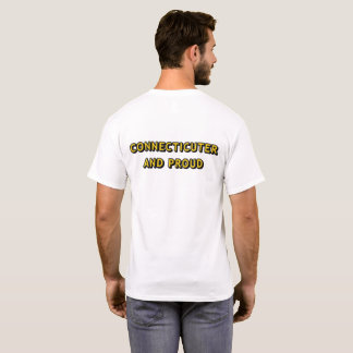 Conecticuter y una camisa simple y orgullosa