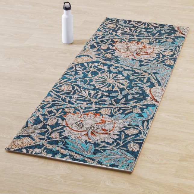 Conejillo de miel, William Morris Yoga Mat (In situ)