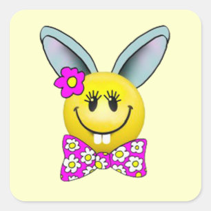 Conejito de Pascua con sus Pegatinas
