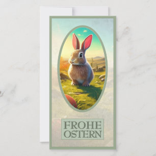 Conejito de Pascua en el encanto de la primavera