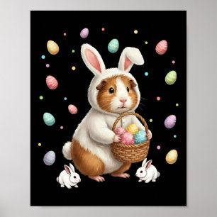 Conejito de Pascua lindo con huevos arte caprichos