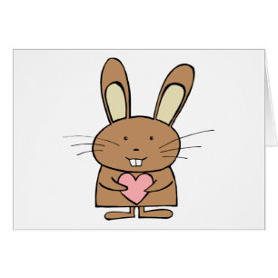 Conejito lindo con el corazón