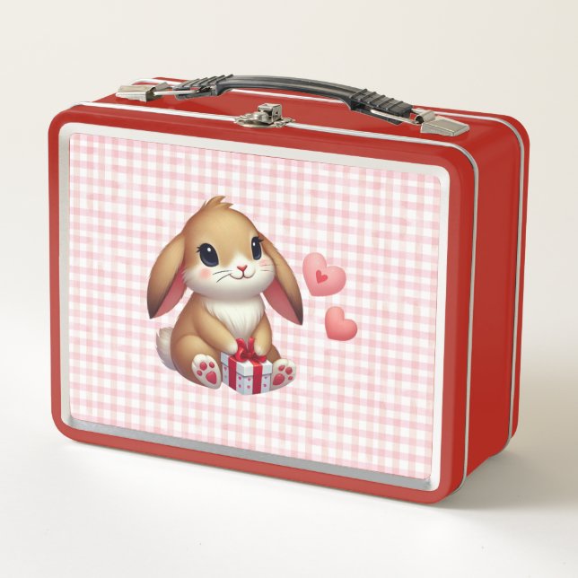 Conejito lindo del día de San Valentín  (Anverso)