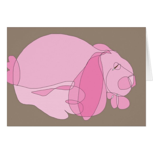 Conejito rosado (Anverso (Horizontal))