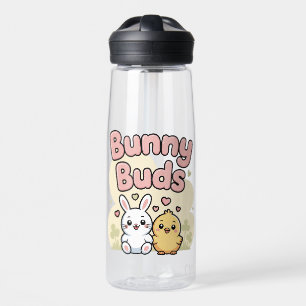 Conejitos Lindos Botella de Agua de Pascua