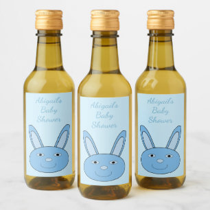 Conejo Azul Bebé Niño Cara Primavera Pascua Shower