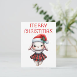 Conejo Bailarín - Tarjeta de Navidad