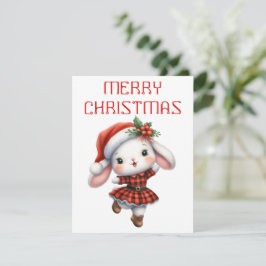 Conejo Bailarín - Tarjeta de Navidad