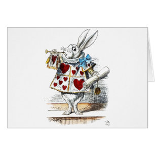 Conejo Blanco Alice Wonderland Conejo de Corazones