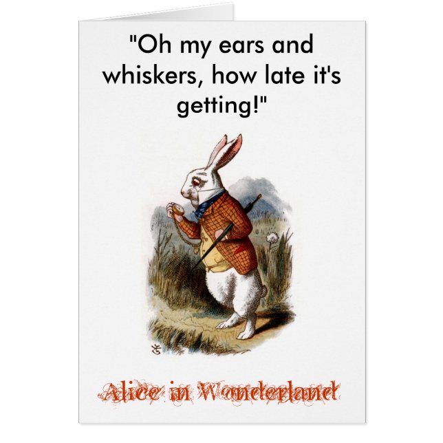 Conejo blanco (color) (Frente)