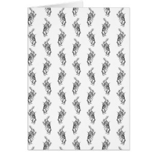 Conejo blanco con el reloj de bolsillo Alicia en