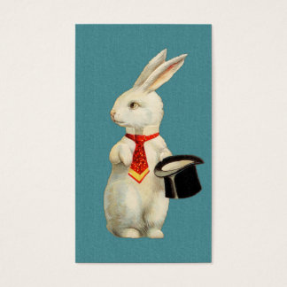 Conejo blanco de vintage