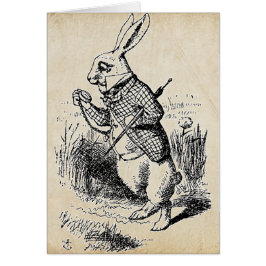 Conejo blanco de vintage