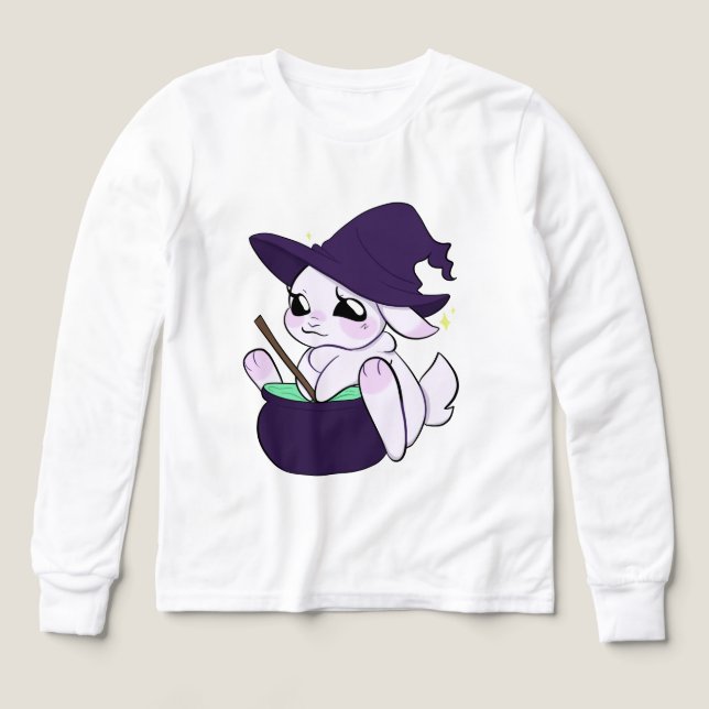 Conejo Bruja Halloween (Diseño frontal)