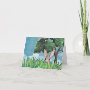 Conejo Caprichoso en Tarjetas de Campo - Ilustraci