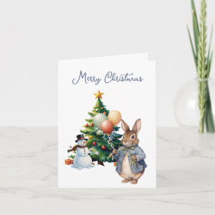Conejo clásico de árbol de Navidad
