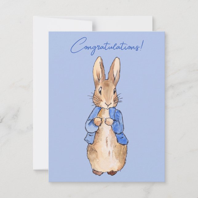 Conejo clásico de Pascua Felicidades (Anverso)