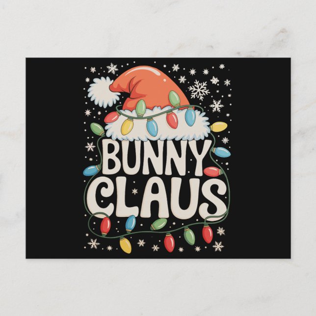 Conejo Claus Xmas Santa Navidad Festejo Familiar (Anverso)