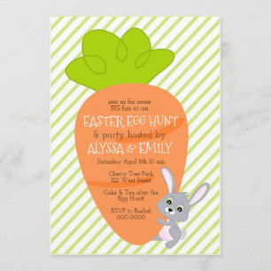 Conejo con una invitación a la gran zanja