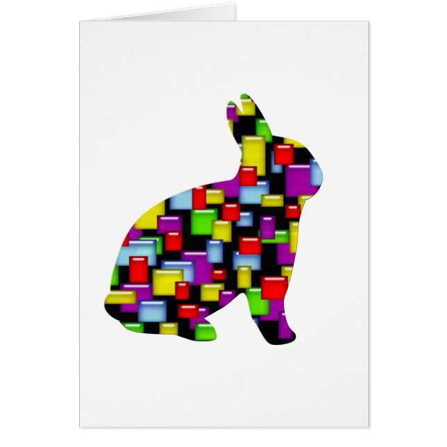 conejo conejo de conejo de mosaico (Frente)