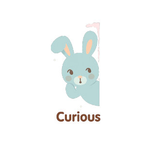 Conejo Curioso – Camiseta de Personaje Pastel