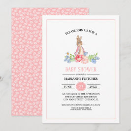Conejo de bebé dulce | Invitaciones a ducha de beb
