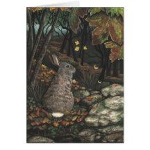 Conejo de conejo de rabo blanco de la fauna por la